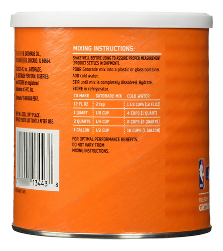 Polvo Instantáneo Gatorade Perform G2 Uva, 19.4 Oz