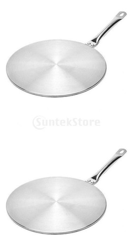 2 Adaptadores De Placa De Inducción Placa De Cocina Para