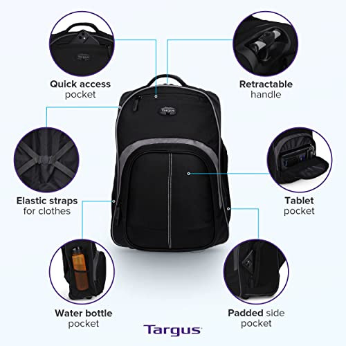 Mochila Compacta Con Ruedas Targus Para Negocios O Estudiant