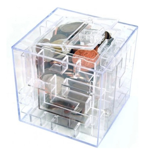 Caja De Regalo Con Forma De Rompecabezas 3d, Transparente, C