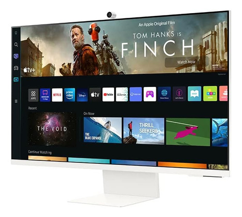 Monitor Samsung 32 Smart M80b 4k Stream Tv Wifi Bluetooth Wh Color Blanco