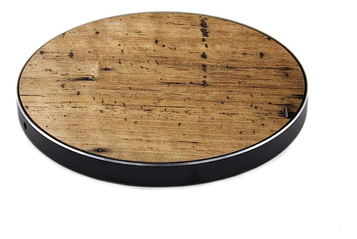 Wood Wireless Qi Charging Pad, Figured Wood Charger, Fa...