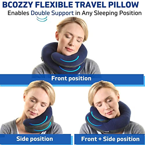 Almohada Cuello Viajes Que Brinda Doble Soporte Cabeza,...