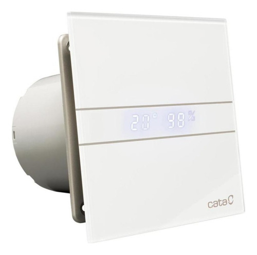 Extractor De Baño Cata Digital Temperatura Humedad Y Timer