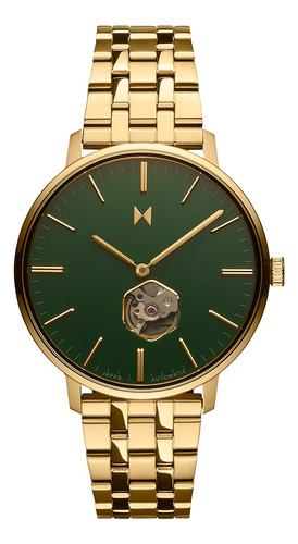 Mvmt Legacy Slim - Reloj Automatico Para Hombre, Verde Esmer