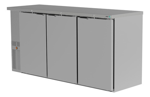 Refrigerador De Contrabarra En Acero I. Asber Abbc-24-72-shc