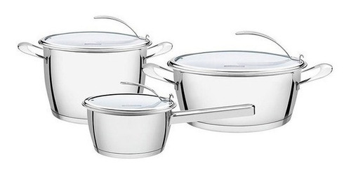 Set X 6 Piezas Tramontina Ventura Ollas Bateria De Cocina