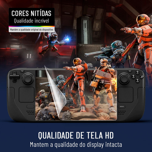 Película Gamer Hidrogel Tpu Nano Para Steam Deck Lcd/ Oled