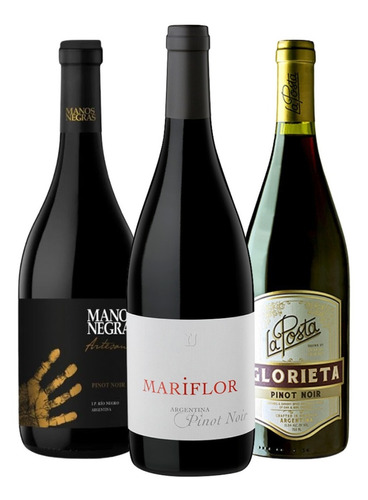 Vino Mariflor Pinot Noir + Combo Pinot Premium X 3