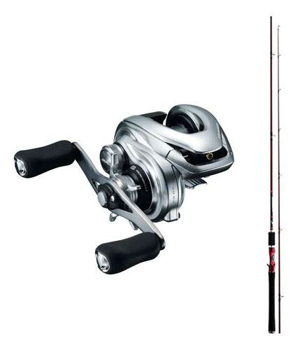 Combo Reel Metanium Mgl 150 + Caña Scorpion Xt 1.78mts Baica