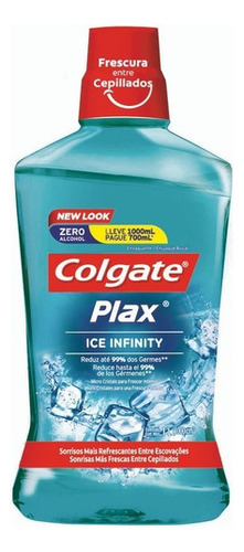 Enjuague Bucal Colgate Plax Ice Infinity Frescura 1000ml