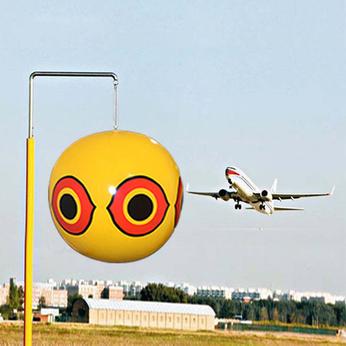Balón Inflable Con Ojos Terroríficos Para Espantar Pájaros