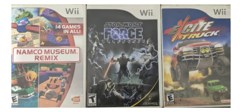 Juegos Para Wii: Star Wars, Namco Museum Y Excited Truck