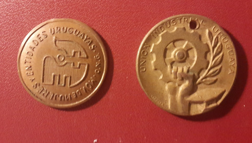 2 Medallas Camara Industrias 1948 Tammaro Mov Mujeres, Ne066