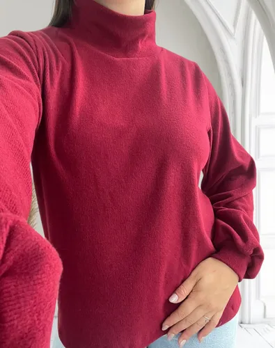 Blusa Remera Lanilla Media Polera
