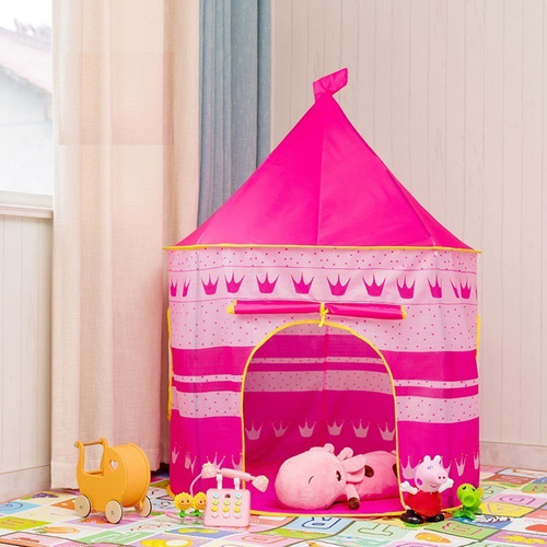 * Tienda Niños Carpa Castillo Casita Portátil Juguete