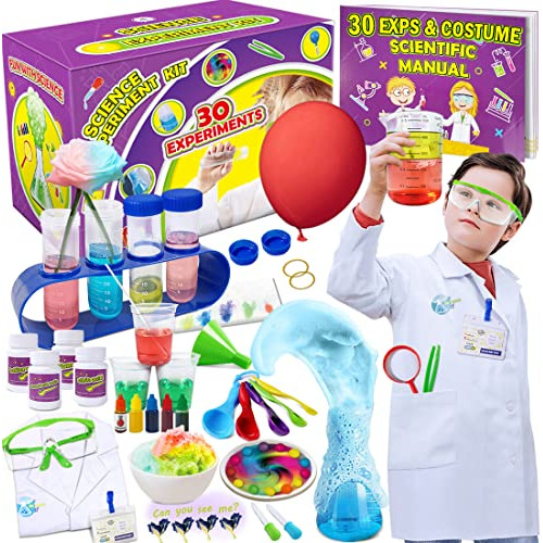 Kit De Ciencia Niños, 30 Productos Químicos De Labora...