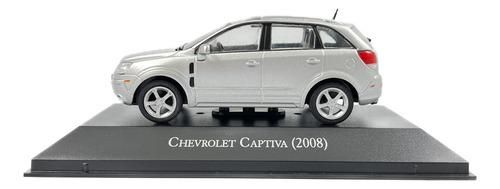 Carros Do Brasil Chevrolet Captiva (2008) Prata - 1:43 Ed127