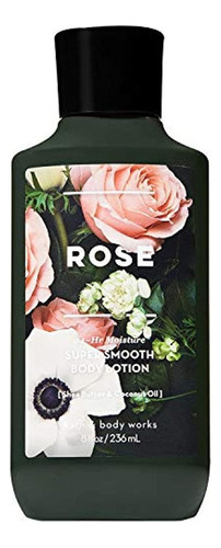 Bath And Body Rose Super Smooth Body Loción 8 Onzas 