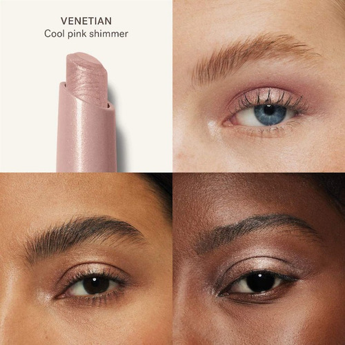 Ilia Eye Stylus Shadow Stick - Long-lasting Cream Eyeshadow Venetian - Shimmer Cool Pink
