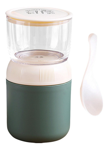 Recipiente De Yogur Portátil Con Cuchara Recipiente De