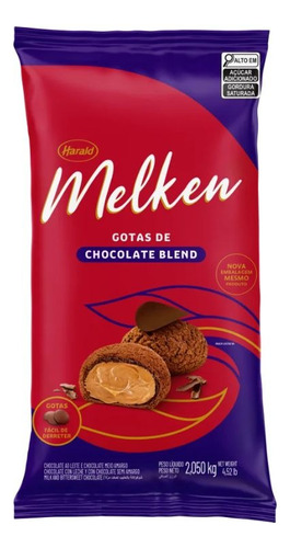 Chocolate Melken Blend Em Gotas 2,050kg