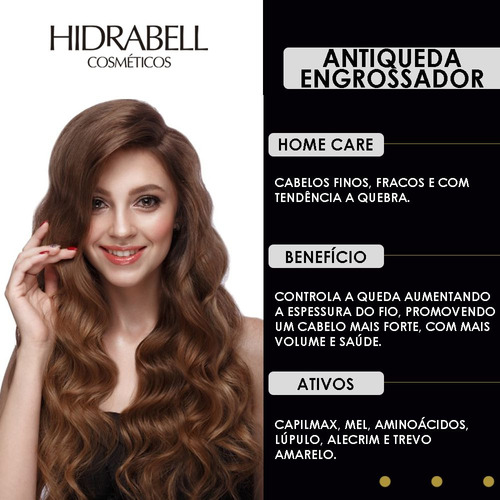 Kit Cronograma Capilar Tratamento Cabelo Antiqueda Aprovado