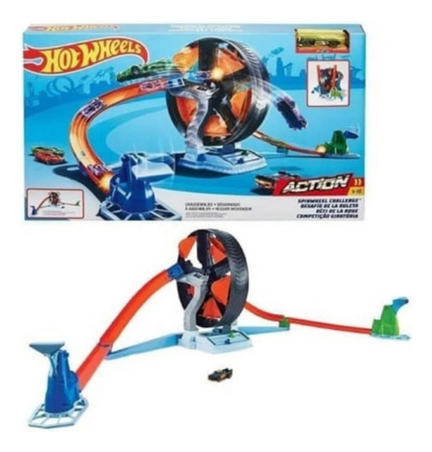 Hot Wheels Action Pista De Autos Giros Extremos Mattel