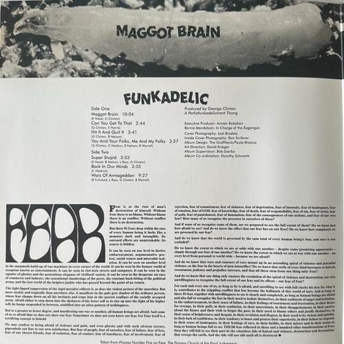 Funkadelic - Maggot Brain Lp 1971 Remaster Novo Funk Remasterizado