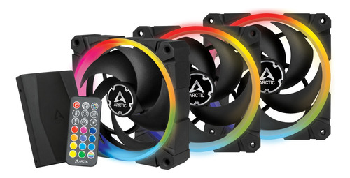 Pack 3 Ventiladores Arctic Bionix P120 A-rgb Con Controlador