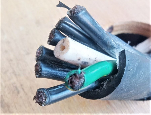 Lappkabel 8912074, 7 Cables C-12 Awg Negro. 35 Metros