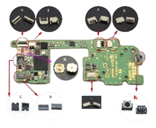 Conectores Integrados Para Joycon De Nintendo Switch