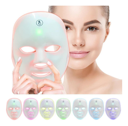 Mascara 7 Leds Color Fototerapia - Top - Anvisa