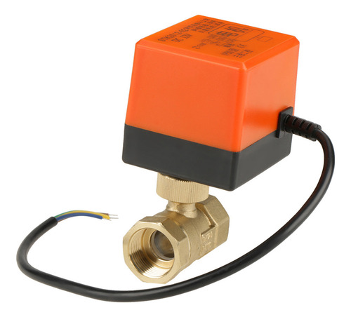 Válvula De Bola Dn20 Dc12v G3/4 Actuador Motorizado De Latón