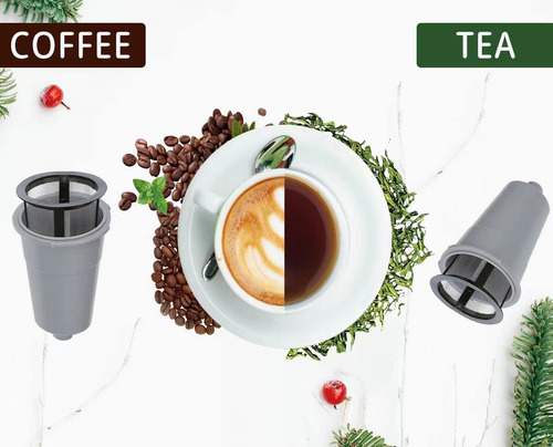 Juego De 3 Soportes Y Filtros De Café Reutilizables