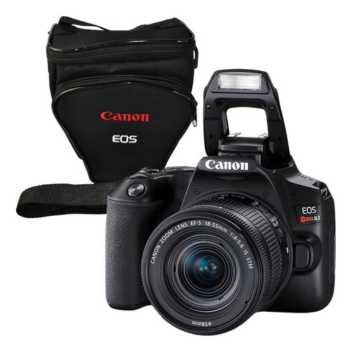 Câmera Canon Eos Rebel Sl3 Com Lente 18-55mm E Bolsa