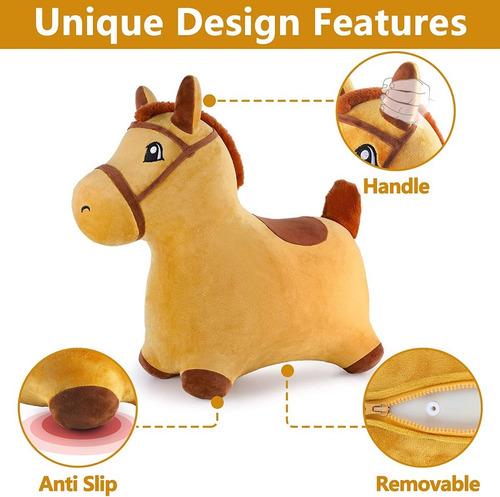 Montable De Caballo Para Niños Pequeños - Brinca Brinca 60cm