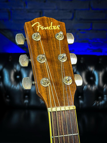 Fender Dreadnought Cd220sce Exotic Ovangkol 2011 Natural. (Usado)