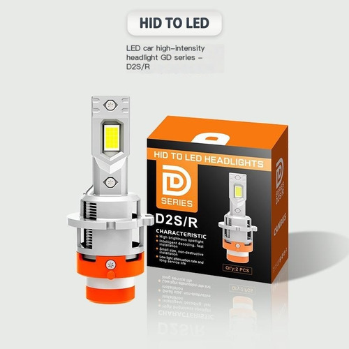 2pcs D2s/r Automotriz Luces Led 1:1 Blanco 35w 12v