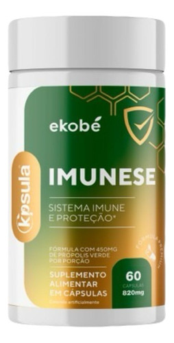 3x K'psula Imunese- Vit. C- Vit. D- Vit. E- Selênio E Zinco
