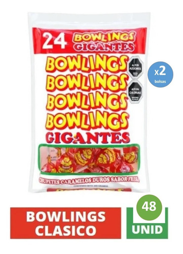 Coyacs Bowling Gigante X48 (bolsa 48 Unidades) Coyac Clásico