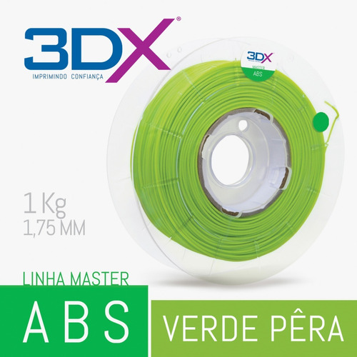 Filamento Abs Hi 1,75 Mm | 1kg | Verde Pera