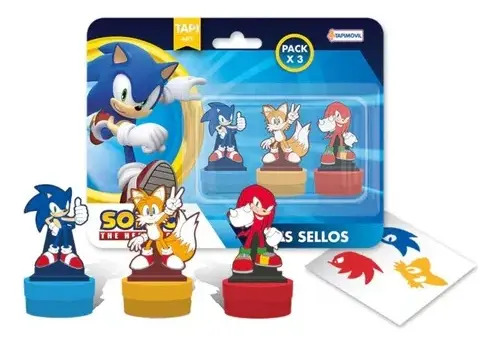 3 sellos con figura