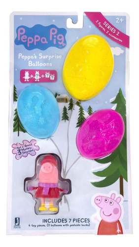 Peppa Pig Surprise Balloons Globo Sorpresa - Theme Winter