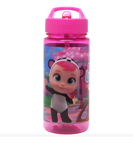 Botella Niñas Con Bombilla Baby Cry Bebe Llorones 500ml