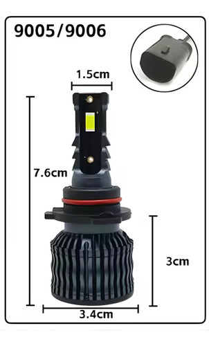Kit Ampolletas Led Auto Camioneta 28.000 Lumenes Canbus