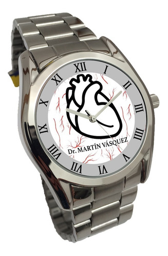Reloj  Mod. Cardiólogo Mod. 3  Personalizado (acero) 