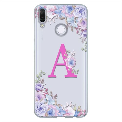 Funda Huawei  Antigolpes Flores Personalizada Tu Inicial