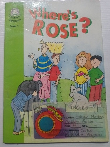 Wheres Rose Childrens Reader Inglés Folleto