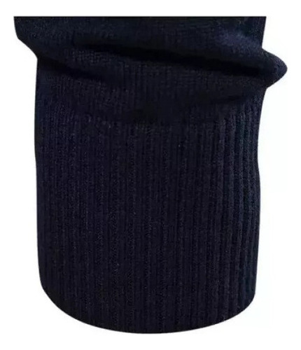 Suéter Casual De Cuello Alto Con Cremallera Para Hombre